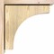Ekena Millwork Huntington Rough Sawn Corbel w/Backplate, Douglas Fir, 6"W x 14"D x 14"H COR06X14X14HUN01RDF - alternate 4